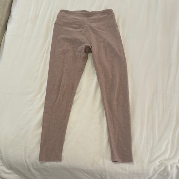 Beyond Yoga Spacedye Caught in the Midi High Waist Leggings in Chai - Picture 2 of 6